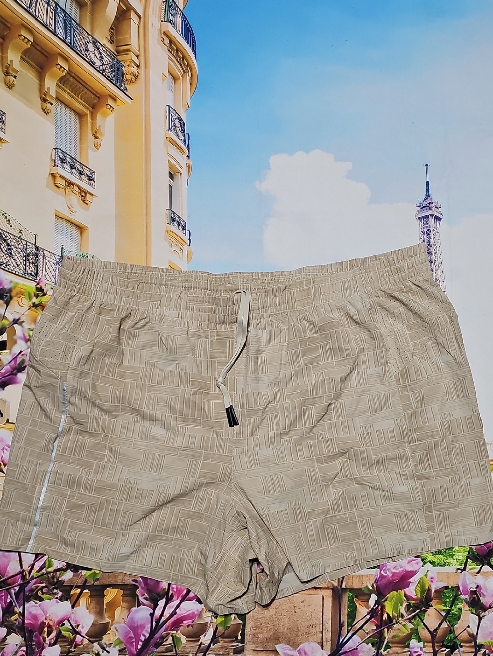 VRST Accelerate Beige Stone Patterned Shorts Size‎ XXL NWT